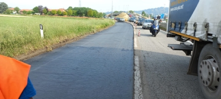 MONCALIERI - Si allunga il cantiere su corso Savona-provinciale 393: arriverà fino a Carmagnola