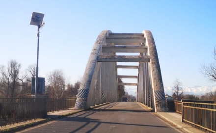 CARIGNANO - Città Metropolitana pianifica controlli di sicurezza sul ponte del Po