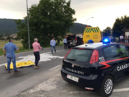 SANGANO - INCIDENTE MORTALE IN VIA PINEROLO: VITTIMA UN RAGAZZO DI 27 ANNI