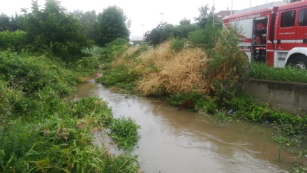MONCALIERI - Troppa acqua nel Mongina, allagamenti alla comunità 'Terra Mia'