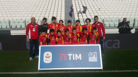 MONCALIERI - I ragazzini protagonisti per un giorno nello stadio della Juve