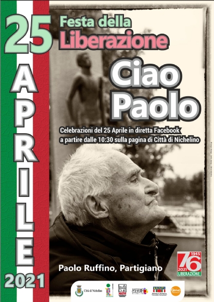 NICHELINO - La città dedica il 25 aprile all'ex partigiano nichelinese Paolo Ruffino