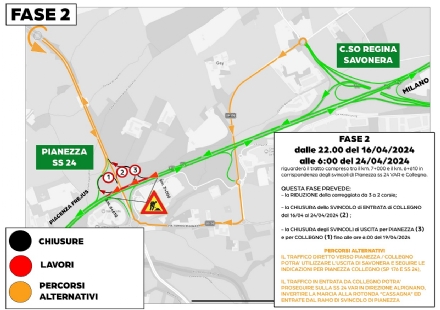 TANGENZIALE - Il maxi cantiere in direzione sud nel tratto nord si ferma per i ponti del 25 aprile e 1 maggio