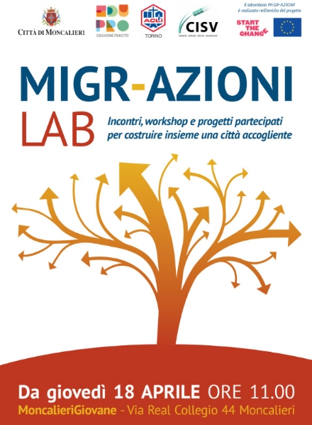 MONCALIERI - Parte il laboratorio formativo Migr-Azioni