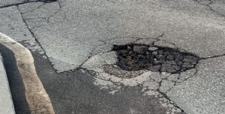 CINTURA - Il meteo dà una tregua, oggi schiarite ma si contano le centinaia di buche nelle strade