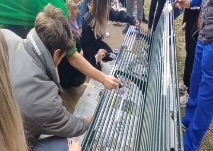 MONCALIERI - Inaugurata una panchina lilla per la giornata nazionale contro i disturbi alimentare