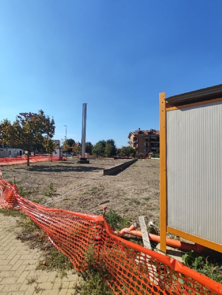 RIVALTA - Il cantiere del nuovo 'Giardino 45' a Pasta in ritardo di due mesi