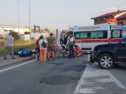 BRUINO - Centauro bruinese travolto da un Suv a Rivarolo