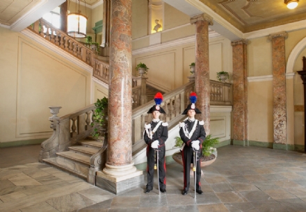 MONCALIERI - Al Castello gli appartamenti reali sotto tutela del Carabinieri aprono le porte al pubblico