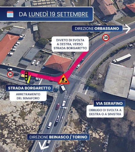 BEINASCO - Parte il cantiere su strada Orbassano: una sola corsia col rischio code e rallentamenti