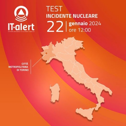 SICUREZZA - Lunedì 22 gennaio nuovo test di allarme sui cellulari di tutta la provincia