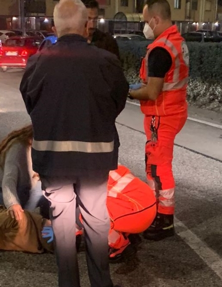 NICHELINO - Investito sul monopattino: paura in Largo Delle Alpi
