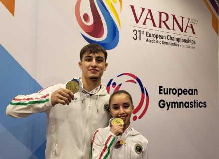 SPORT - Un 17 enne di Borgaretto campione d'Europa di ginnastica acrobatica
