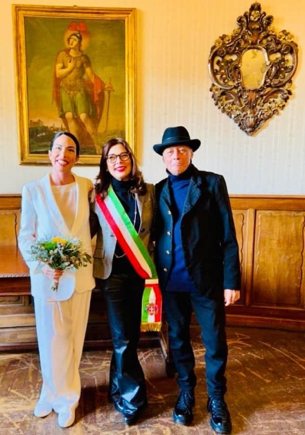 MONCALIERI - Lo scrittore Alessandro Baricco si sposa con la sua Gloria in Comune