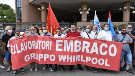 EX EMBRACO - Uilm: «Chiuso positivamente esame congiunto per la cassa integrazione»