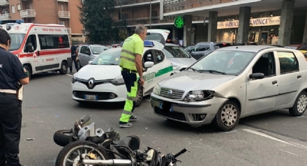 MONCALIERI - Giornata nera sulle strade: altro incidente in strada Torino