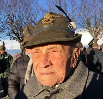 CARMAGNOLA - Festeggiati i 107 anni di Giovanni Alutto, ultimo reduce della campagna di Russia