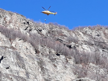 MONCALIERI - Cade dalla via ferrata: 46enne soccorsa e salvata dal Soccorso Alpino