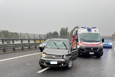 MONCALIERI - Incidente sulla sopraelevata: disagi al traffico