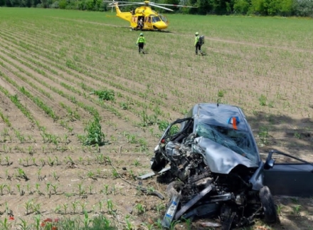 CARIGNANO - Il giallo dell'incidente sulla provinciale: l'uomo aveva detto di volersi suicidare