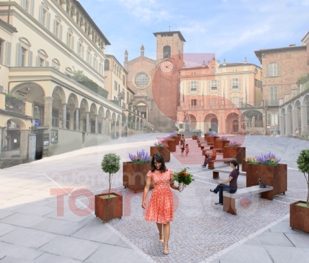 MONCALIERI - Ecco la nuova piazza Vittorio Emanuele II: approvato il progetto esecutivo