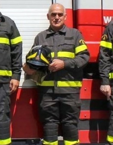 RIVALTA - Addio a Rodolfo Carignano, stroncato da un male incurabile il capo dei pompieri rivaltesi