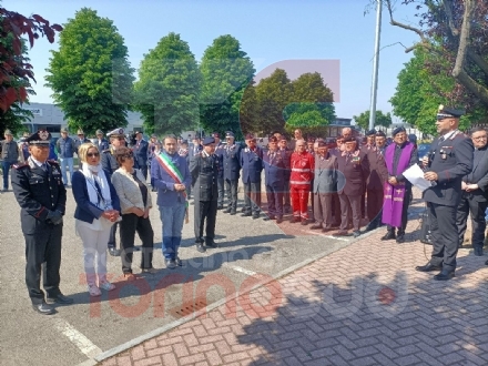 MONCALIERI - Celebrazione nel ricordo dei carabinieri Terminiello e Gubbioni, uccisi 45 anni fa