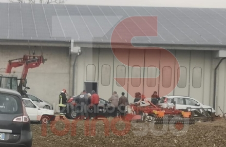 INCIDENTE MORTALE SUL LAVORO A VIRLE - Agronomo travolto e ucciso da una mietitrebbia