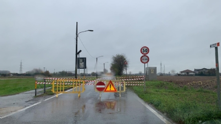MALTEMPO - CHIUSA LA PROVINCIALE TRA PIOSSASCO E BRUINO. PO ESONDATO A PANCALIERI