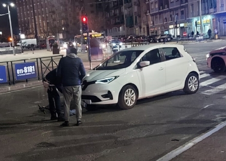 CRONACA - Incidente in piazza Bengasi: coinvolto monopattino