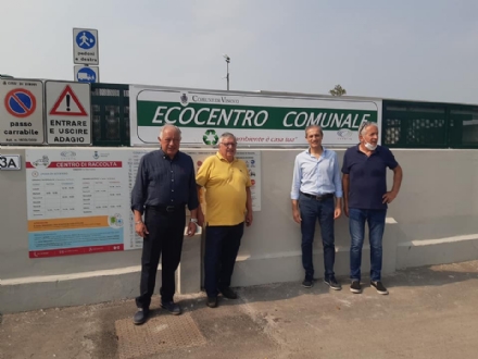 VINOVO - Inaugurato il nuovo ecocentro per la raccolta dei rifiuti ingombranti