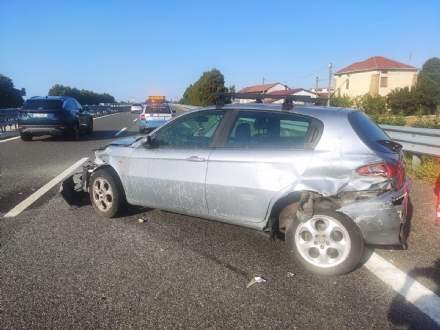 CANDIOLO - Incidente sul raccordo Torino-Pinerolo: un ferito