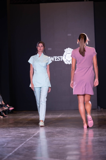 ORBASSANO - Alla Fashion week di MIlano sfilano gli abiti da lavoro dell'azienda West Rose