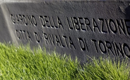 RIVALTA - Inaugurazione del 'Giardino 45', innovativo monumento alla Liberazione