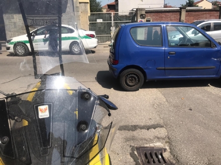 NICHELINO - Incidente in via Cagliari, motociclista in ospedale