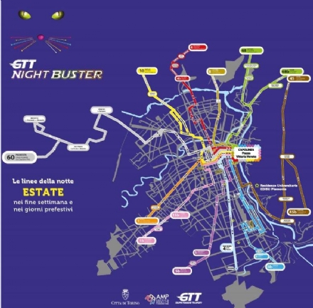 TRASPORTI - Ecco tutte le linee autobus estive e notturne che collegano la provincia con Torino