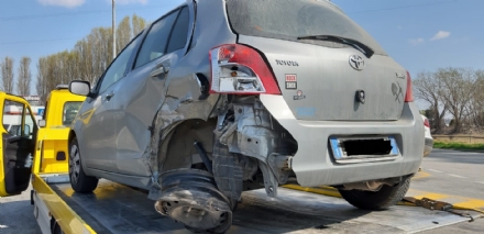 MONCALIERI - Incidente sulla sopraelevata: due feriti al Santa Croce