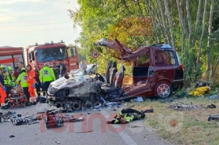 INCIDENTE STRADALE - Camion contro auto, automobilista di Bruino in prognosi riservata