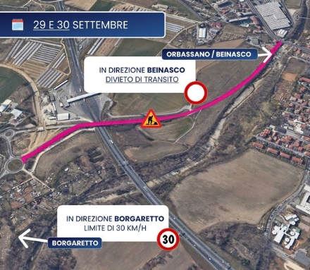 BEINASCO - Due giorni di stop al traffico per il cantiere Smat