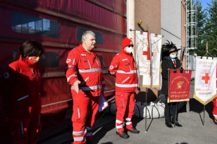 MONCALIERI - Festa della Croce Rossa locale con la presentazione di quattro nuovi mezzi