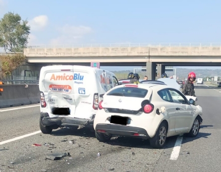 ORBASSANO - Incidente in tangenziale all'altezza di Sito: 4 feriti