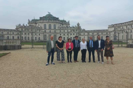 STUPINIGI - Sopralluogo alla Palazzina e al Parco per il progetto di riqualificazione del distretto reale