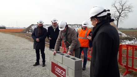 NICHELINO - Nuova casa di riposo in via Debouchè: posata la prima pietra