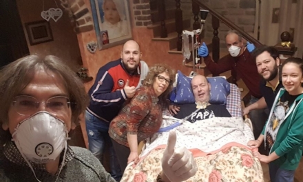 NICHELINO - Il malato di Sla Piero Floreno nominato Cavaliere della Repubblica