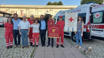 MONCALIERI - Nuova ambulanza inaugurata alla Croce Rossa