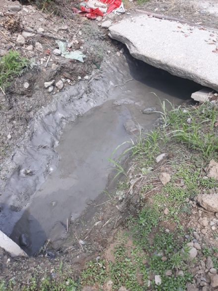 RIVALTA - Sversamento di cemento nella bealera: danni ambientali al canale irriguo