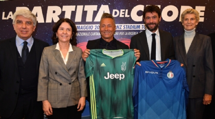 CANDIOLO - Cristiano Ronaldo darà il calcio d'inizio alla Partita del cuore a favore dell'Ircc