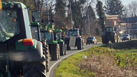 CINTURA SUD - Trattori sulle strade, protesta degli agricoltori di tutta la nostra zona - FOTO