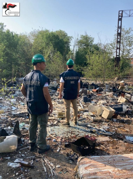 MONCALIERI - Sequestro ambientale dei carabinieri del Noe all'ex Firsat