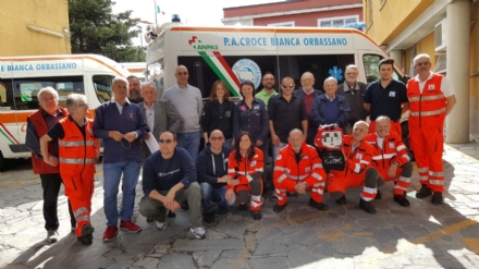 ORBASSANO - Grazie a Crt la Croce Bianca riceve una nuova ambulanza